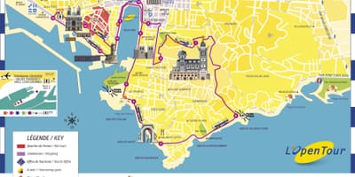 مارسی هاپ در هاپ خاموش اتوبوس, نقشه مسیر